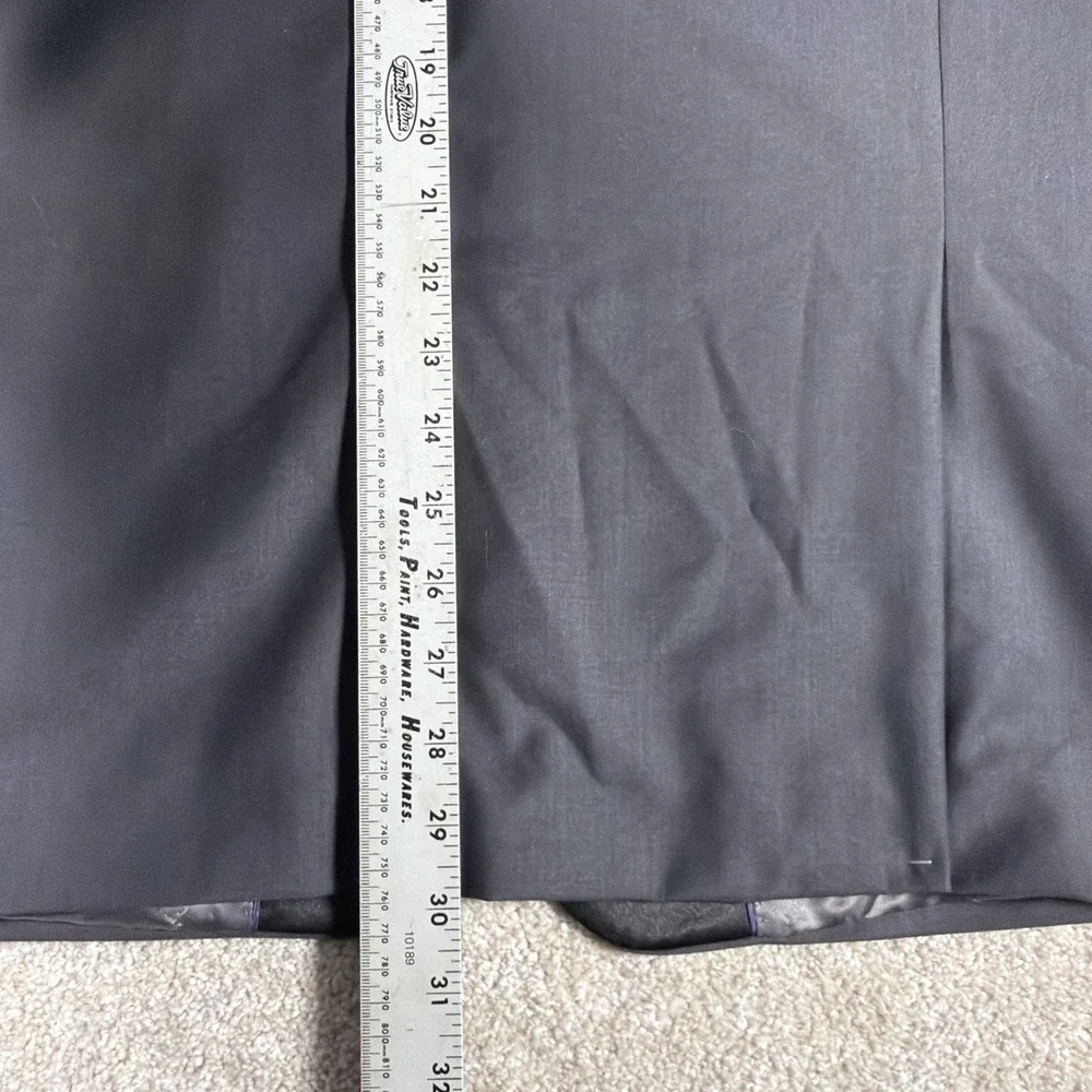 Vinci Mens Blazer‎ Zegna Tuxedo Jacket 38L Heathered Gray Formal Wedding NEW